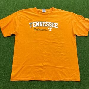 Vintage Tennessee River Tennessee Volunteers Orange Cotton T-Shirt Sz XL